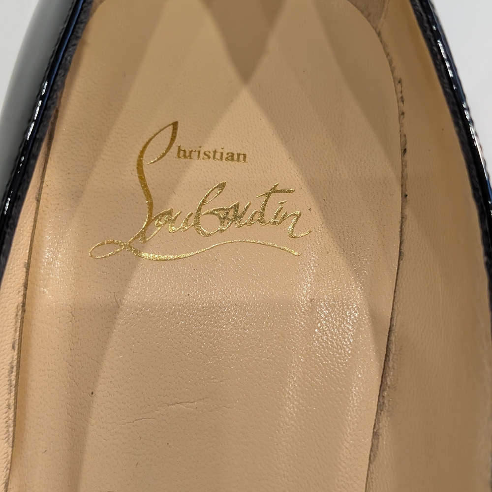 Christian Louboutin Black Patent Leather High Heel Bianca Pumps - Picture 11 of 11